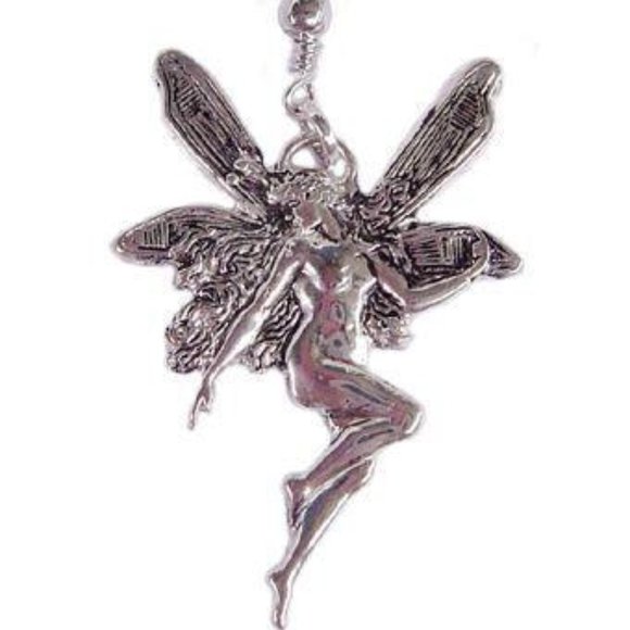 Large Silver Fairy Charm - Picture 2 of 7